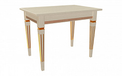 Стол Стар 1000*700*765 (столешница тон слон.кость RAL1013 / подстолье тон слон.кость RAL1013 + патина золото) Стол Стар 1000*700*765 (столешница тон слон.кость RAL1013 / подстолье тон слон.кость RAL1013 + патина золото)